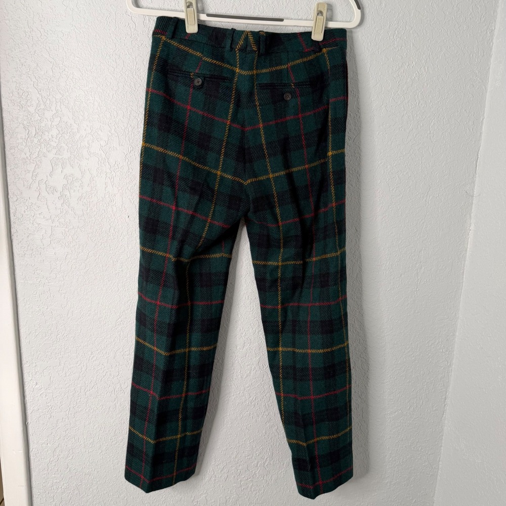 Polo Ralph Lauren Tartan Wool Trousers 100% Wool Pants womens 30" - Picture 3 of 12